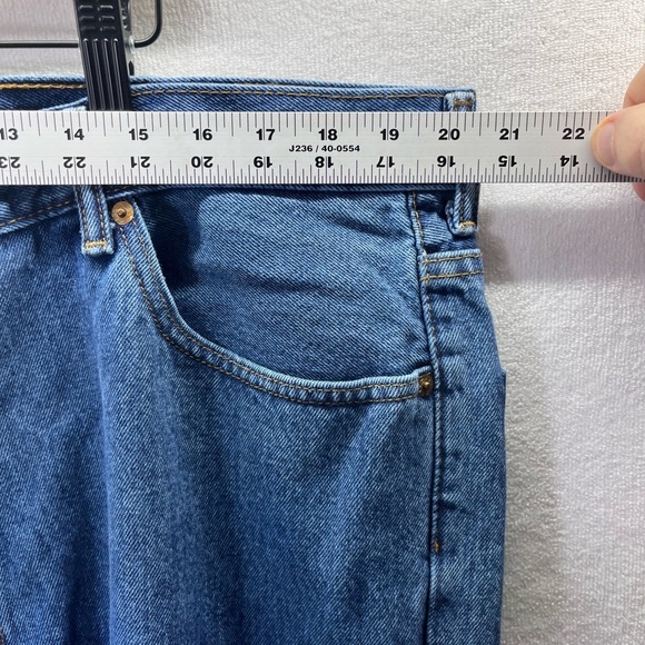 Men’s Levi’s 550 Relaxed Fit Jeans Mens 42/32 Blue Denim Cotton Pants Work 1973 - Picture 3 of 8